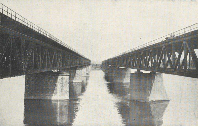 Pierwsze most kolejowe w Warszawie